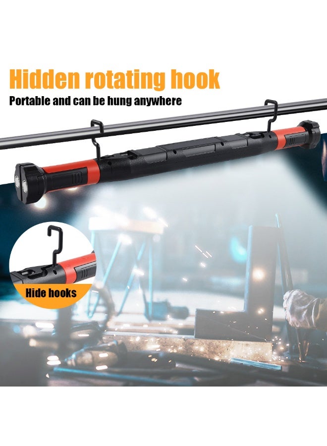 Multi-functional emergency repair work light, magnetic flashlight, outdoor charging with hook, camping light - Image 3