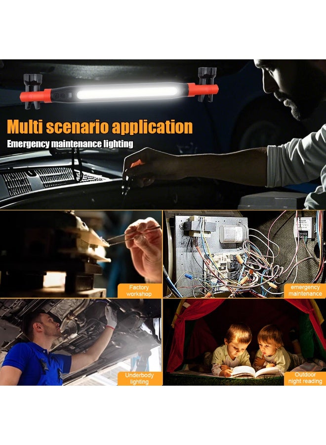 Multi-functional emergency repair work light, magnetic flashlight, outdoor charging with hook, camping light - Image 4