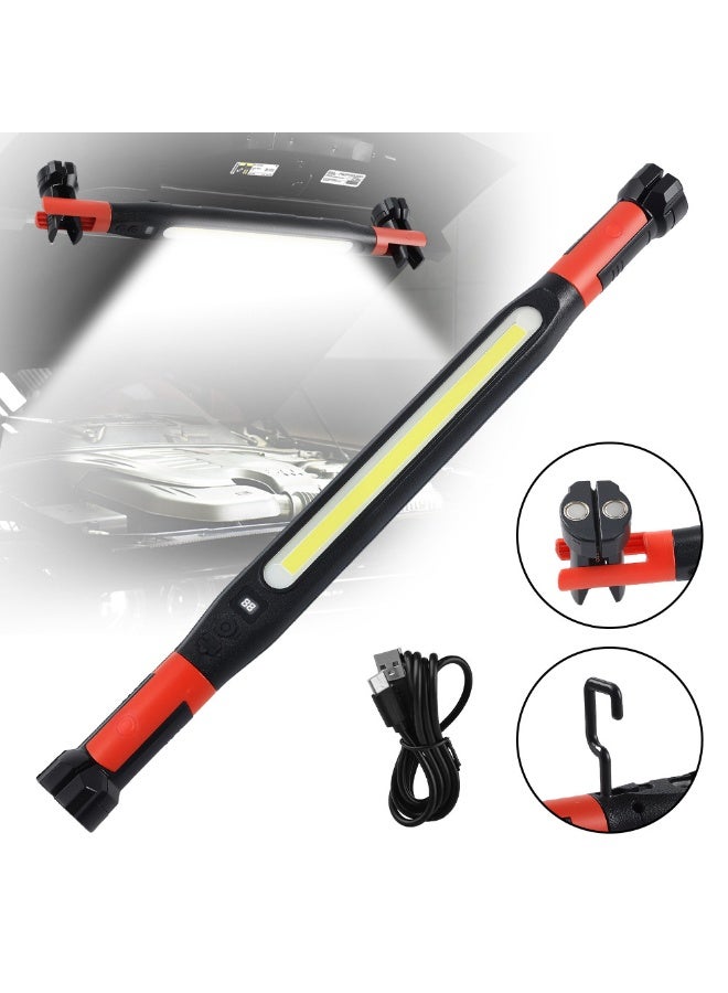 Multi-functional emergency repair work light, magnetic flashlight, outdoor charging with hook, camping light - Image 1