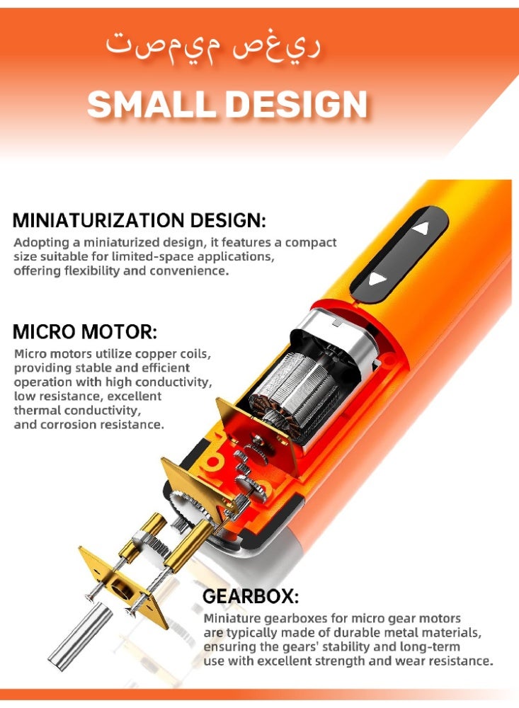 مفك كهربائي ، طقم مفك دقيق ، مثقاب مغناطيسي 88 في 1 ، طقم أدوات إصلاح مفك كهربائي ، مناسب لكاميرا الهاتف المحمول ، الكمبيوتر المحمول ، الساعة ، النظارات ، الساعة،إصلاح الألعاب-برتقالي - Image 4