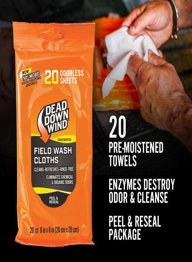 Dead Down Wind Field Wash Clothes (20 Count), orange (1352) - Image 2
