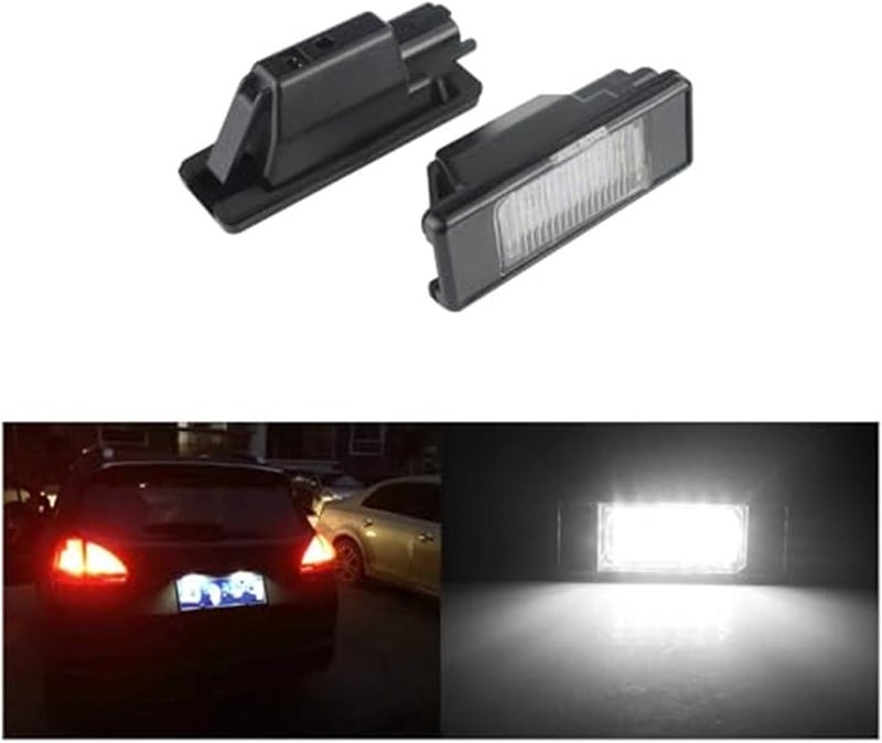 QASULER 2x License Number Plate Light for Peugeot - Image 4