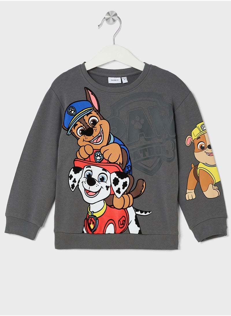 NAME IT - Kids Paw Patrol Sweatshirt - Image 1