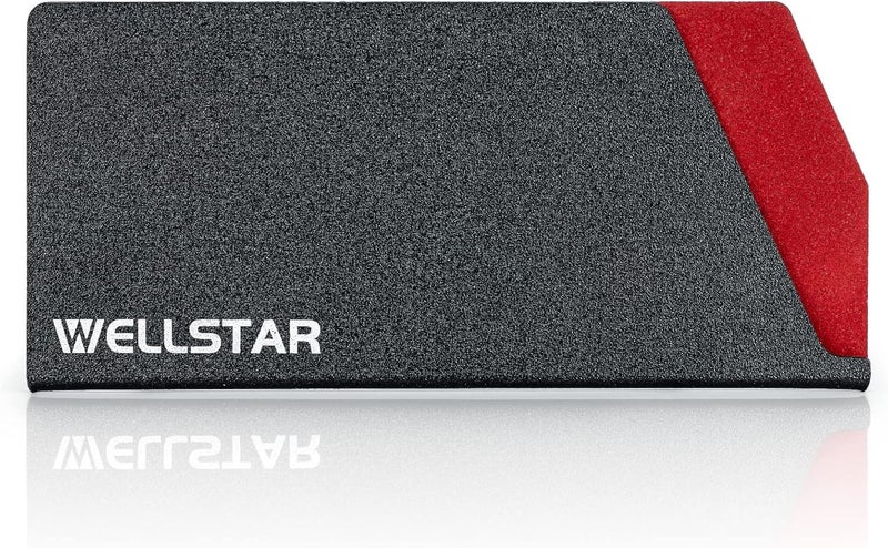 WELLSTAR Big Knife Edge Guard, Wide Meat Cleaver Knife’s Blade Covers, BPA Free ABS Protective Blade Sheath, Non-Scratch Felt Lining Butcher Chef Knife Cover (Knives not included) - Image 1