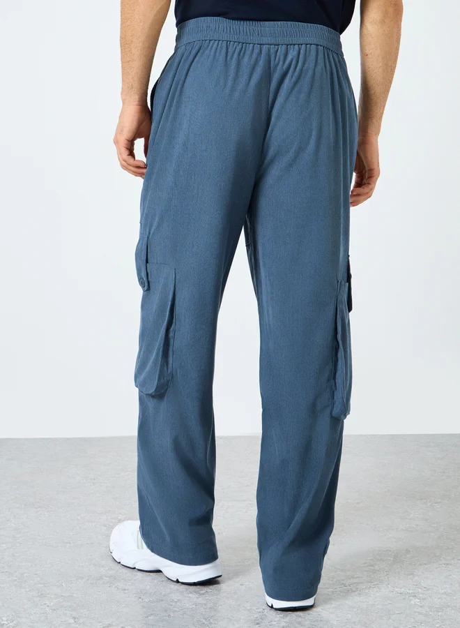 Styli Styli Plain Oversized Fit Cargo Joggers