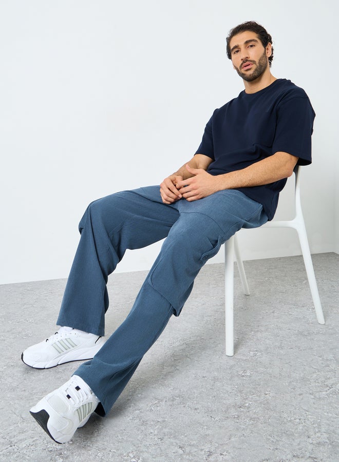 Styli Plain Oversized Fit Cargo Joggers - Image 1