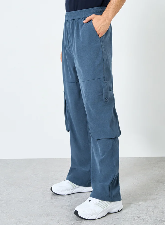 Styli Styli Plain Oversized Fit Cargo Joggers