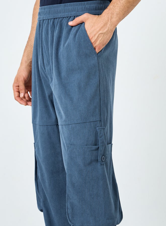 Styli Plain Oversized Fit Cargo Joggers - Image 4