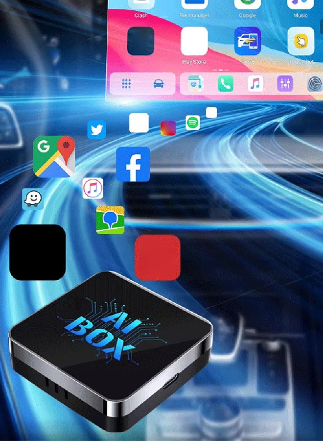 بيوينتي محول صندوق CarPlay AI اللاسلكي الجديد لعام 2025، محول Android Auto اللاسلكي، يدعم YouTube، صندوق CarPlay AI 2 في 1 للتوصيل والتشغيل، يدعم التوصيل السلكي واللاسلكي - Image 3