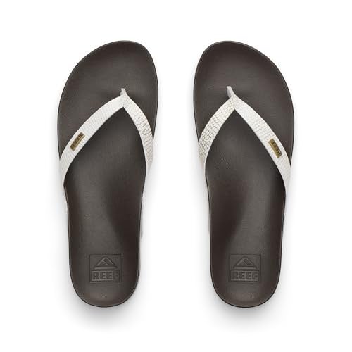 Reef Cushion Court Womens Flip Flop, Molded Cushion Footbed, Arch Support, Brown Sassy, 7.5 - Image 5