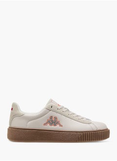 Kappa Women's Logo Applique Sneakers with Lace-Up Closure  - Image 3