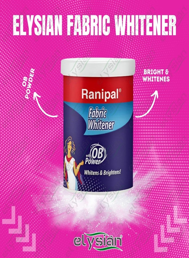 Elysian Combo Pack of 3 Ranipal Fabric Whitener/Cloth Whitener for Your White and Colored Clothes with Multi-Purpose Stand | Ranipal Fabric Whitener Powder Detergent (25gm Pack) - Image 5