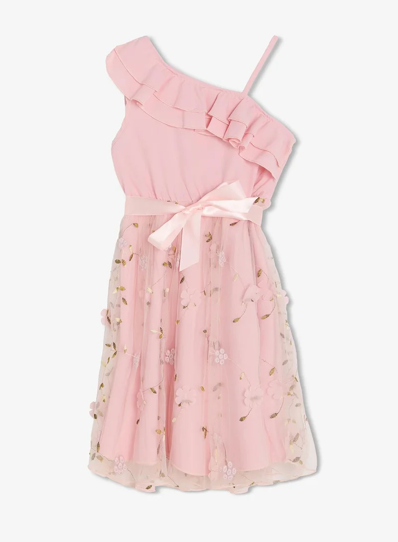 بنياتا فستان كشكش للمناسبات