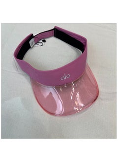 Alo pink sun-protective hat, baseball cap style.