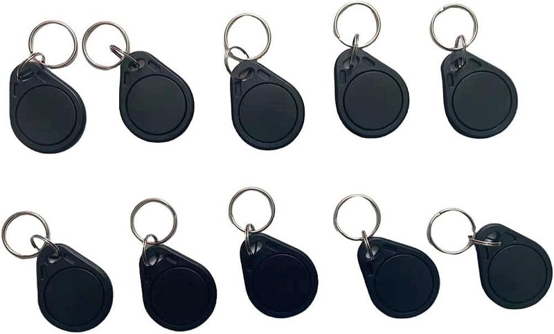 YARONGTECH 4K RFID 13.56MHZ Key Fob Black Color (Pack of 10) - Image 2