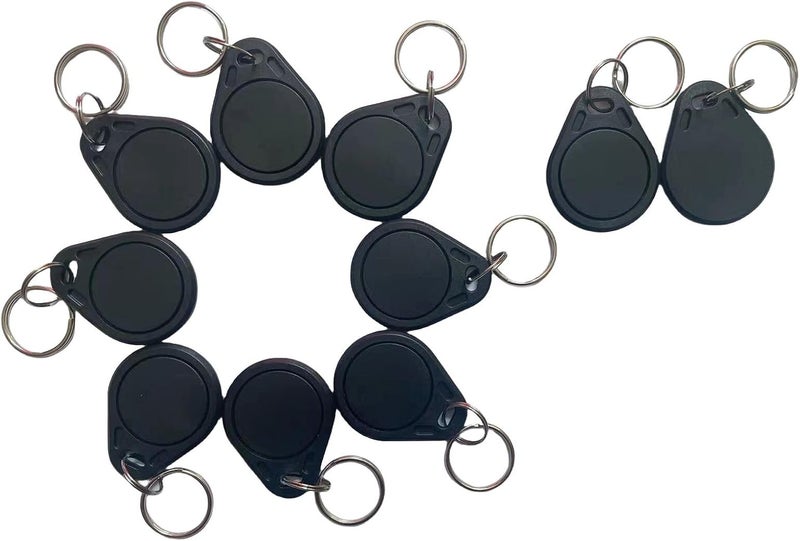 YARONGTECH 4K RFID 13.56MHZ Key Fob Black Color (Pack of 10) - Image 1