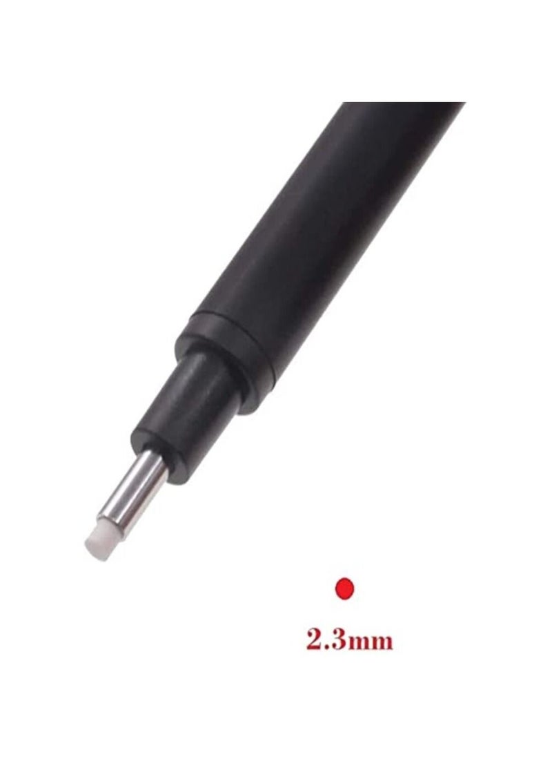 Generic - eraser pen mechanical refillable erase pen with 5 eraser refills for fine artwork sketching drawing arts graphics designs,black - Image 1