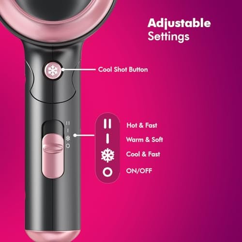 NOVA NHP 8223 Professional Hair Dryer (2000 Watts, Rose Gold) - Image 3