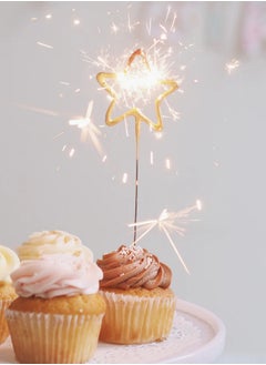 Star gold Sparkler Candle