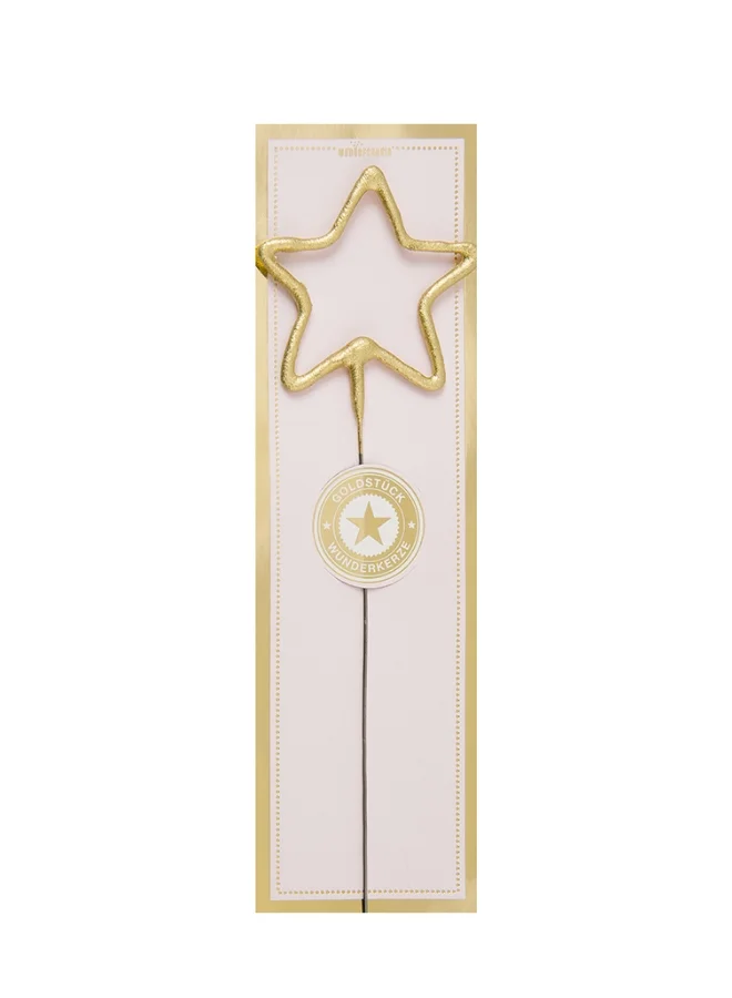 Wondercandle Star gold Sparkler Candle