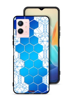 Vivo Y33s 5G Protective Case Cover Honeycomb Hexagon Icon Networks