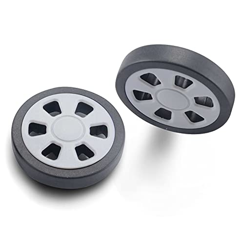Miayaya Suitcase Wheels Replacement 360 Spinner 60mm x 12mm Kits Luggage Travel Wheel Double Accessories Universal Rubber Swivel Trolley Casters Bearings Repair Tools Set Rotating Flexible Quietness - Image 3