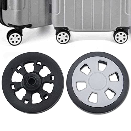 Miayaya Suitcase Wheels Replacement 360 Spinner 60mm x 12mm Kits Luggage Travel Wheel Double Accessories Universal Rubber Swivel Trolley Casters Bearings Repair Tools Set Rotating Flexible Quietness - Image 5