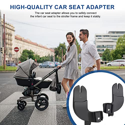 UTNVBTR Car Seat Adapter for Stroller Compatible with Baby Jogger City Select, City Select 2, or City Select LUX Stroller Accessories Car Seat Adapter for Stroller (Black) - Image 3