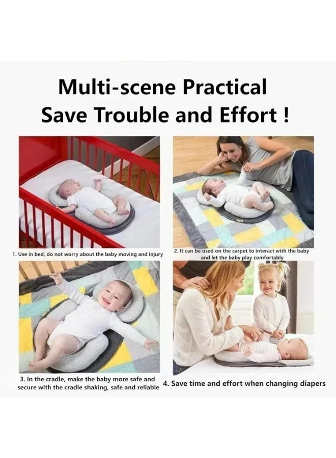 Bukela Upgraded Baby Wedge Pillow for Newborn, Reflux Wedge Pillow for Babies, Baby Wedge Pillow for Newborn, Babys Lounger Pillow for Newborn, Acid Reflux Breastfeeding Pillow with Safety Strap - Image 5