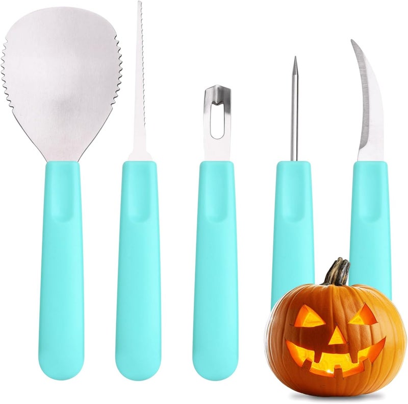 Bright Hobby Halloween Pumpkin Carving Kit Case - Complete Pumpkin Carving Set With Saw Pumpkin Carving Knife - Halloween Pumpkin Carving Tools - Pumpkin Garnishing Knives - Image 1