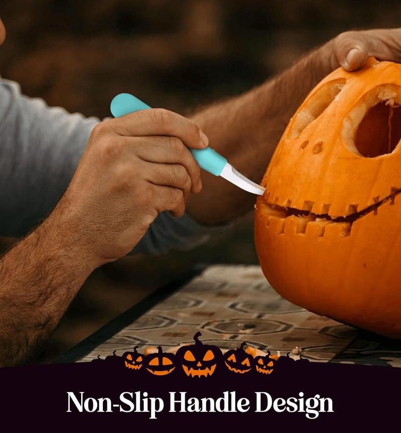 Bright Hobby Halloween Pumpkin Carving Kit Case - Complete Pumpkin Carving Set With Saw Pumpkin Carving Knife - Halloween Pumpkin Carving Tools - Pumpkin Garnishing Knives - Image 5