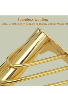 Excefore Furniture Legs Setm,6 inch Gold  Metal Cabinet Legs,with Rubber Floor Protectors, for Sofa, Legs for Dresser, TV Stand, End Table etc (4PCS）  - Image 5