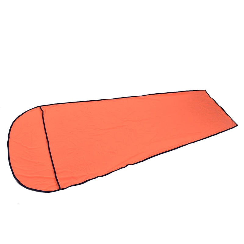Burgundy Ultralight Elastic Sleeping Bag Liner For Outdoor Camping Travel Cold Weather - Image 5