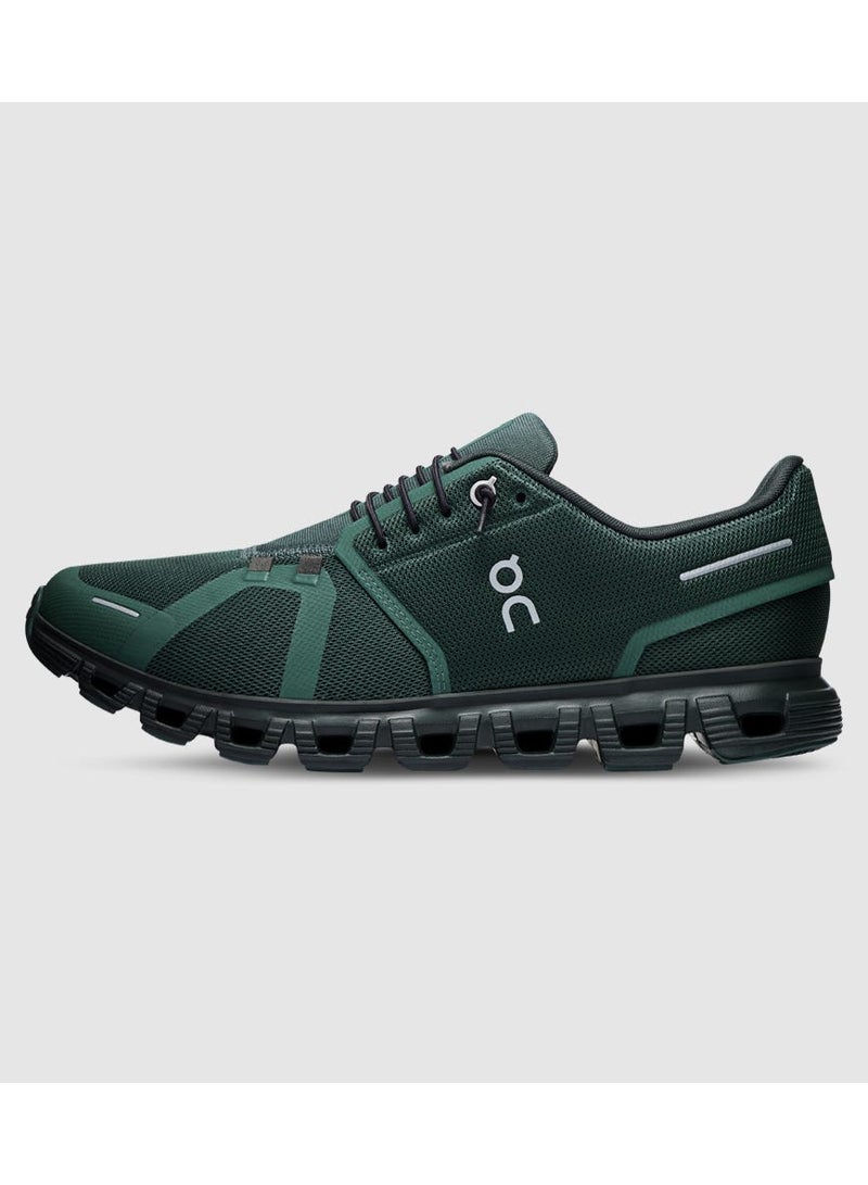 ON Cloud 6 Evergreen Black Unisex Running Sneakers - Image 2