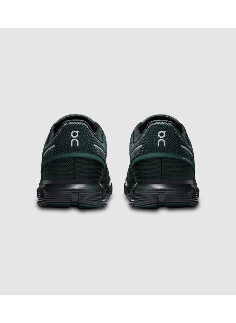 ON Cloud 6 Evergreen Black Unisex Running Sneakers - Image 5