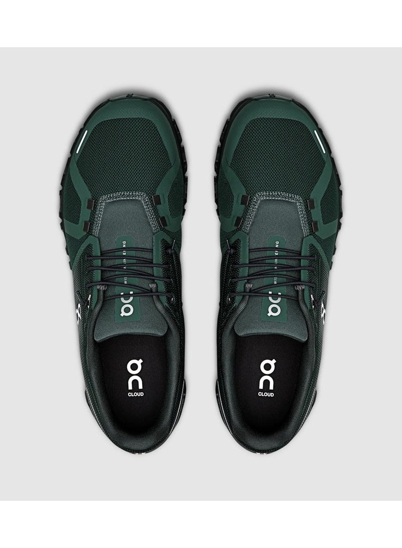 ON Cloud 6 Evergreen Black Unisex Running Sneakers - Image 4