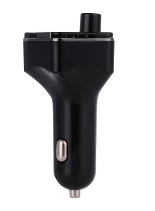 NIBEMINENT Bluetooth MP3 Players FM Transmitter Dual USB Charger 144827 Black 