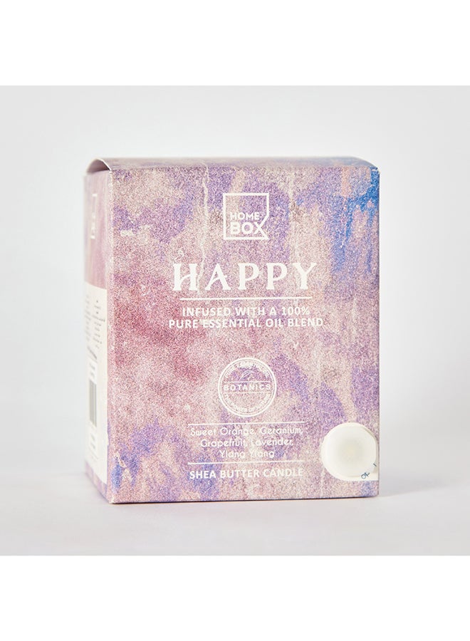 Home Box Nourish Happy Scented Jar Candle with Wooden Lid 206 g - Image 5