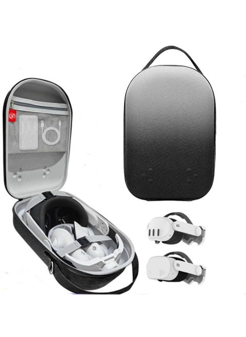 Carrying Case Compatible with Meta Quest 3S Hardshell Storage Travel Case for Quest 3S Headset and Controllers Accessories