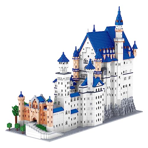 Geniteen Architecture Neuschwanstein Castle Building Blocks Set Famous World Architecture Model Building kit 11810 PCS Creative Collection Building Toys for Adults - Image 1