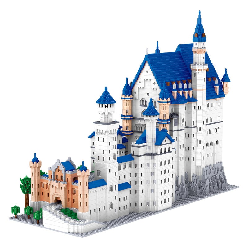 Geniteen Architecture Neuschwanstein Castle Building Blocks Set Famous World Architecture Model Building kit 11810 PCS Creative Collection Building Toys for Adults - Image 3