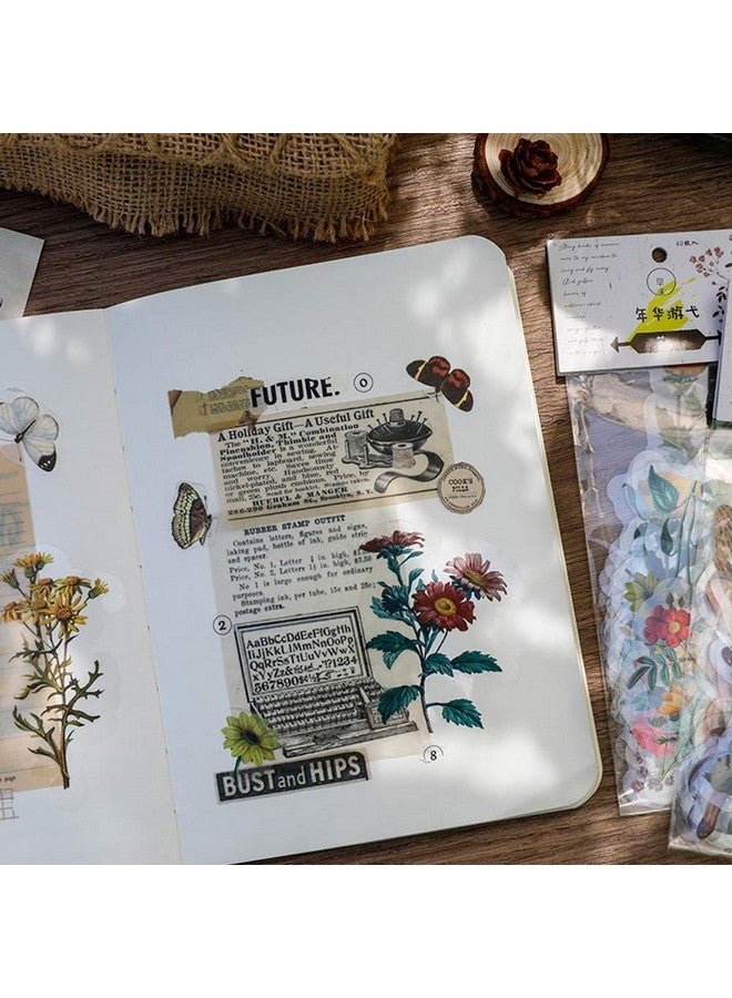 هاسذيب ملصقات نباتات زهور الربيع المقاومة للماء من HASTHIP ® للأطفال والكبار (متعددة الألوان) - 46 قطعة - Image 4