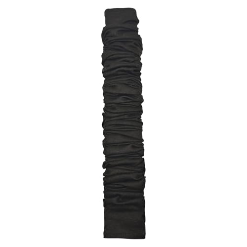 EIFHYT Fabric Cord Cover & Chandelier Chain Cover 1 Pack 6Feet Length for Chandelier Lighting Wires Natural Burlap Easy to Install. (Black) - Image 1