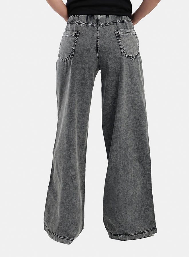 Carina Relaxed-Fit Denim Pants - Image 3