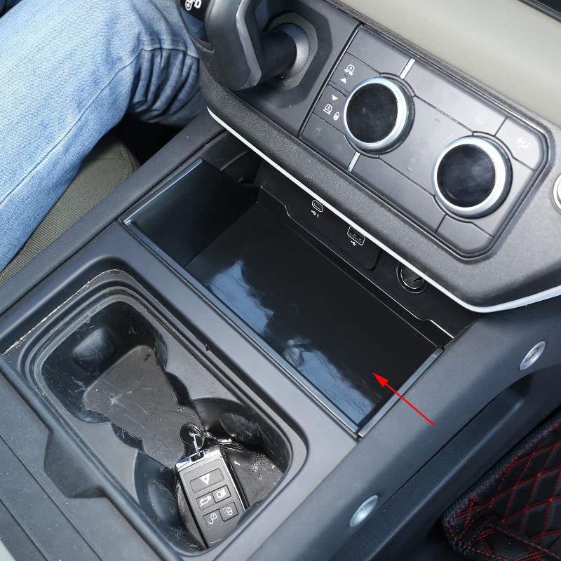 CHEYA ABS Car Center Console Storage Box for Land Rover Defender 110 2020-2021 (Style 1) - Image 2
