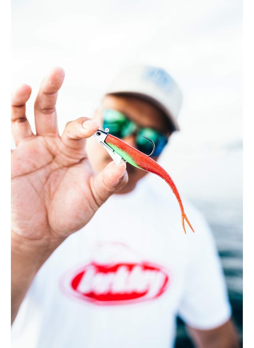 Berkley Berkley Gulp Jerk Shad Saltwater Fishing Soft Bait Camo 5in  - Image 4