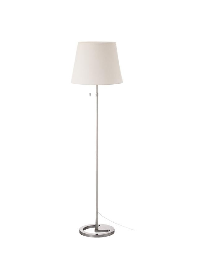 erorex Floor Lamp, Nickel-Plated White - Image 1