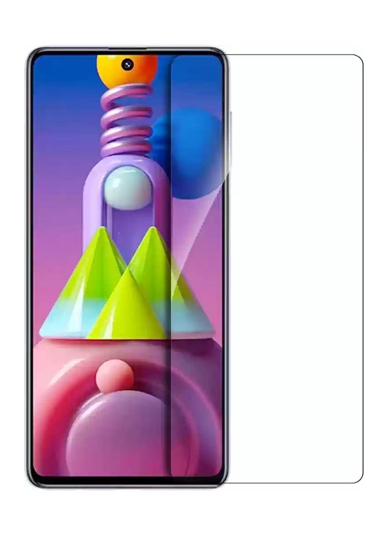Super Tempered Glass Screen Protector Clear Designed For Samsung Galaxy M51 Full Screen Coverage And Bubble Free - Image 1