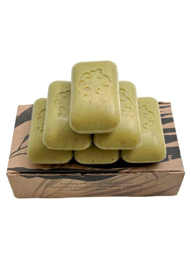 Baudelaire EOSVAP Baudelaire Exfoliating Soap, Sea Loofa Bath Soap & Body Soap, Natural Soap, Triple Milled with 100% Natural Fragrance, 2% Seaweed and Sustainable Palm Oil - 5 oz (COMES IN 6 PIECE BOX!) - Image 2