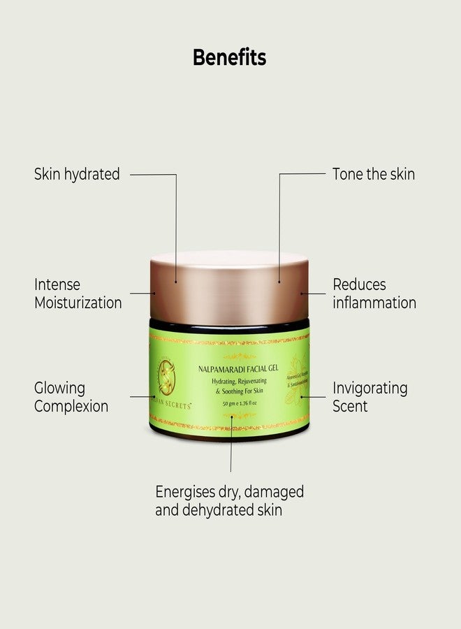 Sylvan Secrets Everyday Hydrating & Rejuvenating Nalpamaradi Facial Gel in Ayurvedic Nalpamaradi Oil & Aloevera Gel for Dry, Damaged & Dehydrated Skin | 50 g - Image 5